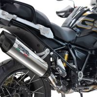GPR auspuff kompatibel mit  Bmw R 1250 Gs 2019-2020, Furore-X Titanio, Zugelassener legaler Slip-On-Auspuff mit Abe, einschließlich abnehmbarem DB-Killer und Verbindungsrohr 