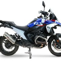 GPR auspuff kompatibel mit  Bmw R 1300 GS 2024-2026, Dual Inox, Zugelassener legaler Slip-On-Auspuff mit Abe, einschließlich abnehmbarem DB-Killer und Verbindungsrohr 