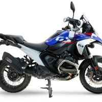 GPR auspuff kompatibel mit  Bmw R 1300 GS 2024-2026, Hyper Sonic Black Titanium, Zugelassener legaler Slip-On-Auspuff mit Abe, einschließlich abnehmbarem DB-Killer und Verbindungsrohr 