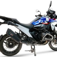 GPR auspuff kompatibel mit  Bmw R 1300 GS 2024-2026, Hyper Sonic Black Titanium, Zugelassener legaler Slip-On-Auspuff mit Abe, einschließlich abnehmbarem DB-Killer und Verbindungsrohr 