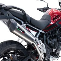 GPR auspuff kompatibel mit  Triumph Tiger 900 GT / Pro / Rally Pro 2024-2025, New Grand Prix Evo Titanium, Zugelassener legaler Slip-On-Auspuff mit Abe, einschließlich abnehmbarem DB-Killer und Verbindungsrohr 