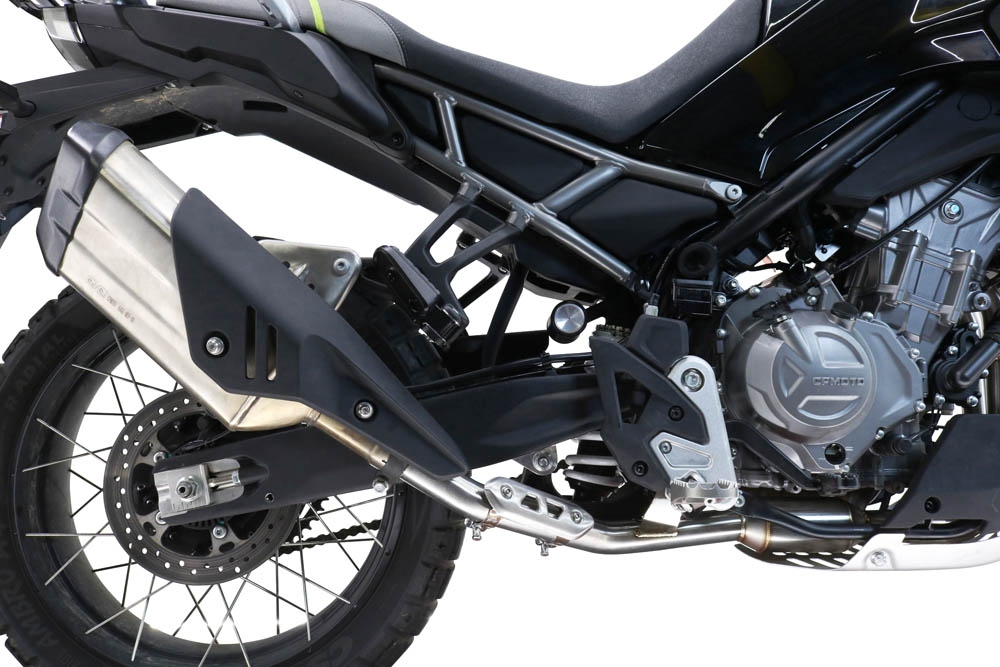 GPR auspuff kompatibel mit  Cf Moto 450 MT 2024-2024, Decatalizzatore, Decat Pipe, Katalysatorabscheider, artikel ohne Genehmigung 