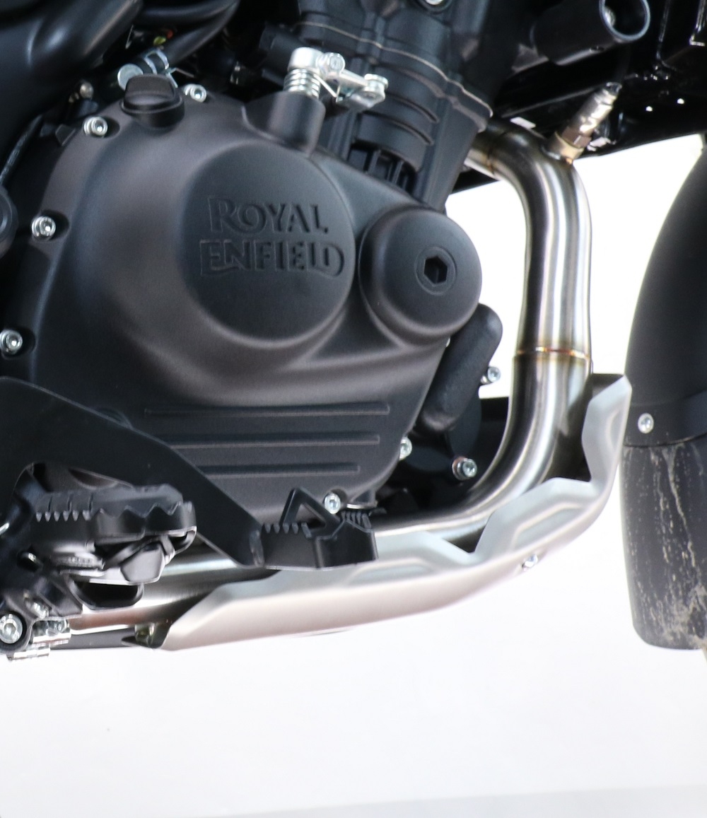 GPR auspuff kompatibel mit  Royal Enfield Himalayan 450  2024-2025, Decatalizzatore, Decat Pipe, Katalysatorabscheider, artikel ohne Genehmigung 