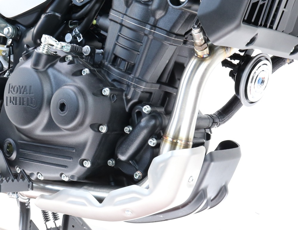 GPR auspuff kompatibel mit  Royal Enfield Himalayan 450  2024-2025, Decatalizzatore, Decat Pipe, Katalysatorabscheider, artikel ohne Genehmigung 