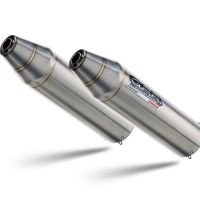 GPR auspuff kompatibel mit  Kawasaki Kfx 700 2004-2011, Deeptone Atv, Zugelassener Komplettauspuff mit ABE, einschließlich Doppelschalldämpfer und abnehmbarem DB-Killer 