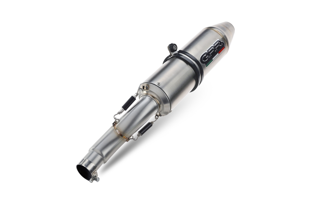 GPR auspuff kompatibel mit  Cectek Quadrifit 500 Eft 2009-2016, Deeptone Atv, Zugelassener legaler Slip-On-Auspuff mit Abe, einschließlich abnehmbarem DB-Killer und Verbindungsrohr 