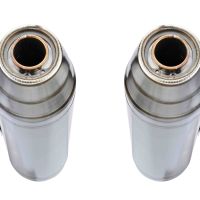 GPR auspuff kompatibel mit  Ducati 748 -S -SP -SPS -R -RS  1995-2002, Deeptone Inox, Doppelt homologierter legaler Slip-On-Auspuff mit ABE, einschließlich abnehmbarer DB-Killer und verbindungsrohre 