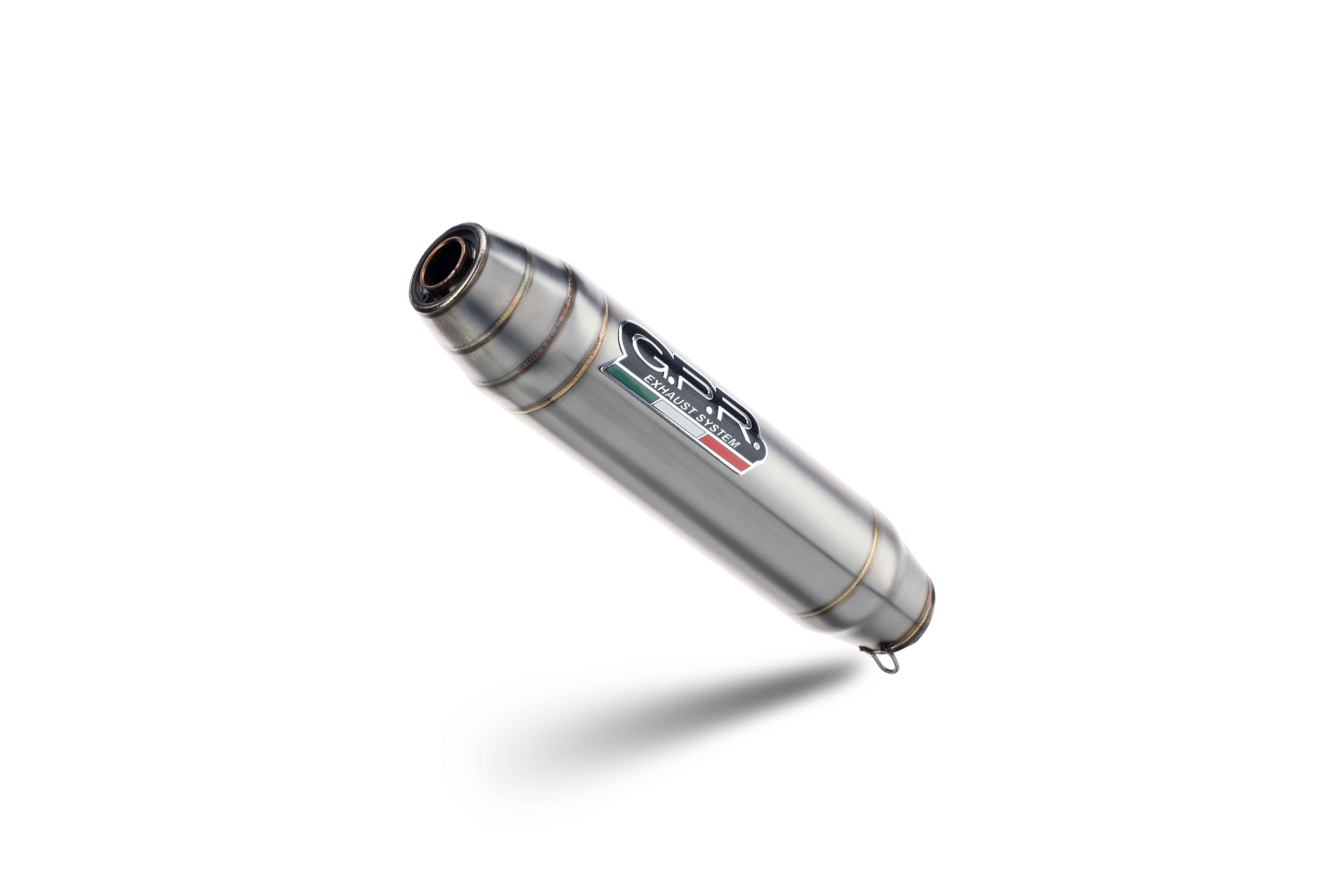 GPR auspuff kompatibel mit  Fantic Motor XEF 125 2025-2026, Deeptone Inox, Racing Slip-on, inkl. Verbindungsrohr, herausnehmbarem DB-Killer, ohne ABE 