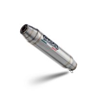 GPR auspuff kompatibel mit  Fantic Motor XEF 125 2025-2026, Deeptone Inox, Racing Slip-on, inkl. Verbindungsrohr, herausnehmbarem DB-Killer, ohne ABE 