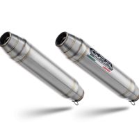 GPR auspuff kompatibel mit  Aprilia Dorsoduro 750  2008-2016, Deeptone Inox, Doppelter Rennauspuff, mit Verbindungsrohren, Artikel ohne Genehmigung 