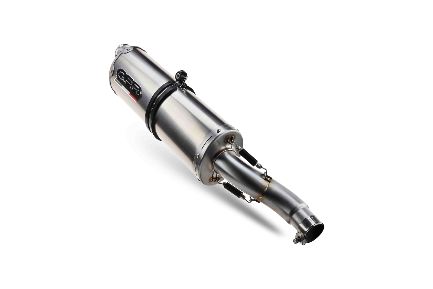 GPR auspuff kompatibel mit  Aprilia Tuareg 660 2021-2024, Dual Inox, Zugelassener legaler Slip-On-Auspuff mit Abe, einschließlich abnehmbarem DB-Killer und Verbindungsrohr 