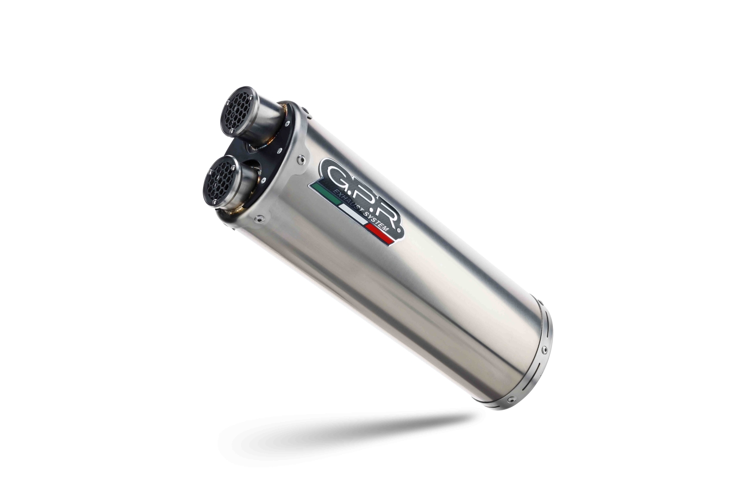 GPR auspuff kompatibel mit  Suzuki V-STROM DL 800 DE - SE 2023-2025, Dual Inox, Zugelassener legaler Slip-On-Auspuff mit Abe, einschließlich abnehmbarem DB-Killer und Verbindungsrohr 