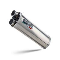 GPR auspuff kompatibel mit  Suzuki V-STROM DL 800 DE - SE 2023-2025, Dual Inox, Zugelassener legaler Slip-On-Auspuff mit Abe, einschließlich abnehmbarem DB-Killer und Verbindungsrohr 