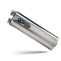 GPR auspuff kompatibel mit  Kove 800X 2024-2026, Dual Inox, Racing Slip-on, inkl. Verbindungsrohr, herausnehmbarem DB-Killer, ohne ABE 