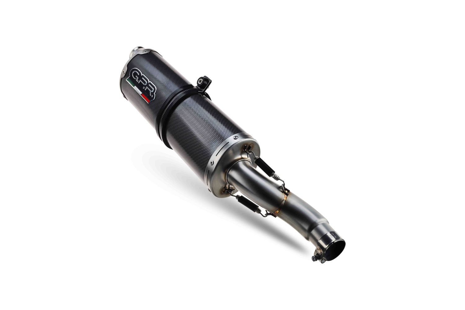 GPR auspuff kompatibel mit  Suzuki V-STROM DL 800 DE - SE 2023-2025, Dual Poppy, Zugelassener legaler Slip-On-Auspuff mit Abe, einschließlich abnehmbarem DB-Killer und Verbindungsrohr 