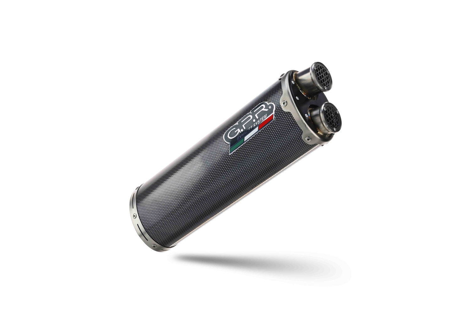 GPR auspuff kompatibel mit  Voge 650DSX 2021-2024, Dual Poppy, Zugelassener legaler Slip-On-Auspuff mit Abe, einschließlich abnehmbarem DB-Killer,katakysator und Verbindungsrohr 