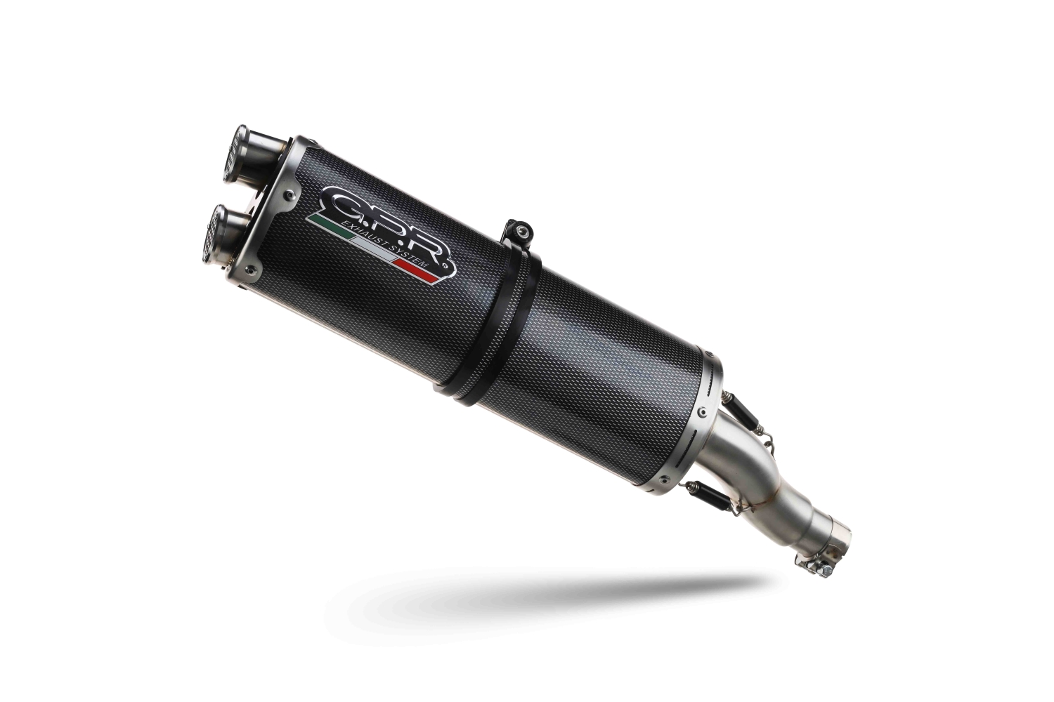 GPR auspuff kompatibel mit  Ktm LC 8 Super Adventure 1290  R 2021-2024, Dual Poppy, Racing-Komplettsystem-Auspuff, einschließlich Krümmer und abnehmbarem DB-Killer 
