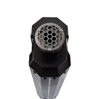 GPR auspuff kompatibel mit  Ktm LC 8 Super Adventure 1290  R 2021-2024, Sonic Poppy, Zugelassener legaler Slip-On-Auspuff mit Abe, einschließlich abnehmbarem DB-Killer und Verbindungsrohr 