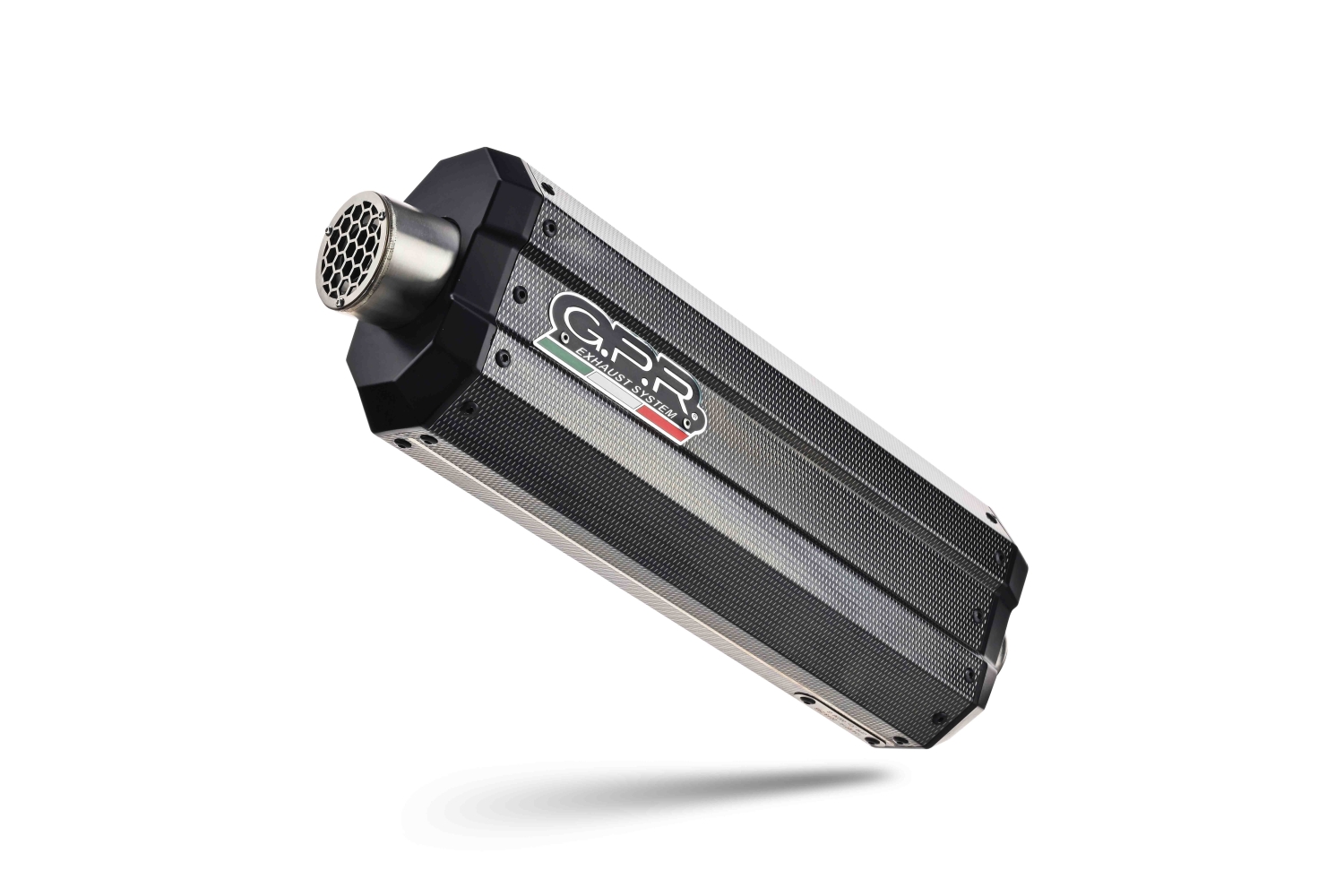 GPR auspuff kompatibel mit  Ktm LC 8 Super Adventure 1290  R 2021-2024, Sonic Poppy, Zugelassener legaler Slip-On-Auspuff mit Abe, einschließlich abnehmbarem DB-Killer und Verbindungsrohr 