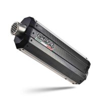 GPR auspuff kompatibel mit  Ktm LC 8 Super Adventure 1290  R 2021-2024, Sonic Poppy, Zugelassener legaler Slip-On-Auspuff mit Abe, einschließlich abnehmbarem DB-Killer und Verbindungsrohr 