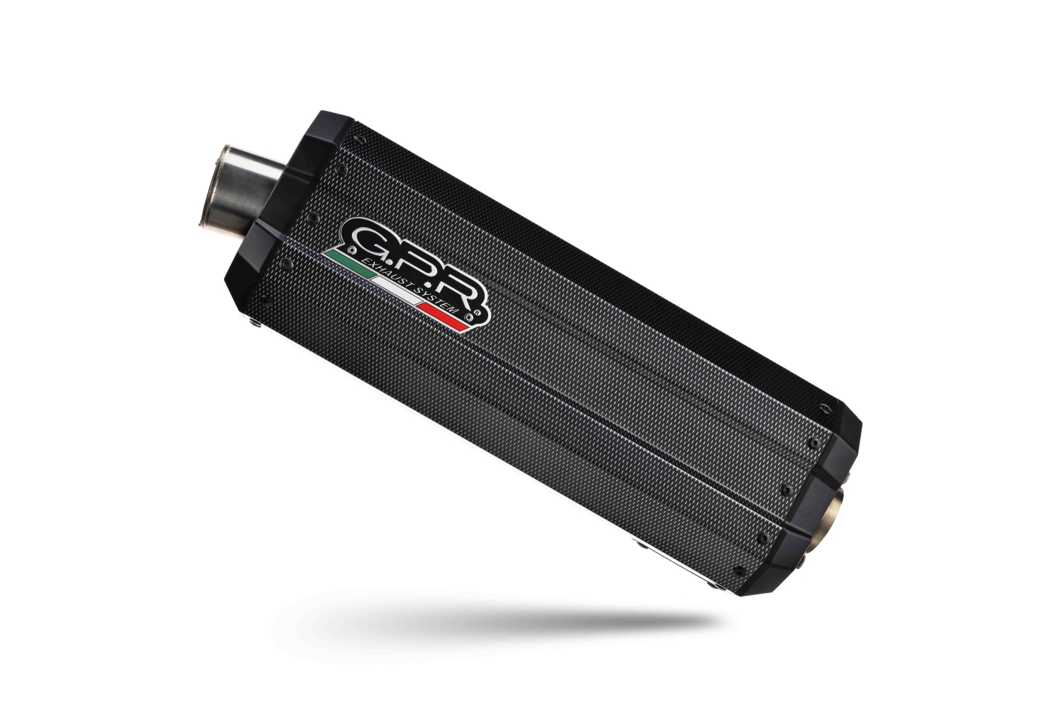 GPR auspuff kompatibel mit  Ktm LC 8 Super Adventure 1290  R 2021-2024, Sonic Poppy, Zugelassener legaler Slip-On-Auspuff mit Abe, einschließlich abnehmbarem DB-Killer und Verbindungsrohr 