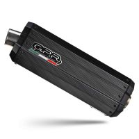 GPR auspuff kompatibel mit  Ktm LC 8 Super Adventure 1290  R 2021-2024, Sonic Poppy, Zugelassener legaler Slip-On-Auspuff mit Abe, einschließlich abnehmbarem DB-Killer und Verbindungsrohr 