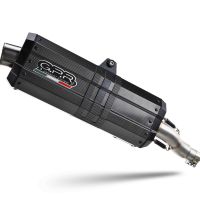 GPR auspuff kompatibel mit  Ktm LC 8 Super Adventure 1290  R 2021-2024, Sonic Poppy, Zugelassener legaler Slip-On-Auspuff mit Abe, einschließlich abnehmbarem DB-Killer und Verbindungsrohr 