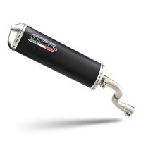 GPR auspuff kompatibel mit  Honda Sh 300 I.E. 2016-2020, Evo4 Road, Racing-Komplettsystem-Auspuff, einschließlich Krümmer und abnehmbarem DB-Killer 