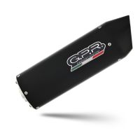 GPR auspuff kompatibel mit  Kawasaki KLX 250 S 2009-2017, Furore Nero, Zugelassener legaler Slip-On-Auspuff mit ABE, inklusive abnehmbarem DB-Killer, Verbindungsrohr und Katalysator 