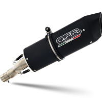 GPR auspuff kompatibel mit  Ktm Smc 690 R 2007-2016, Furore Nero, Zugelassener legaler Vollanlagenauspuff mit ABE, inklusive herausnehmbarem DB-Killer 