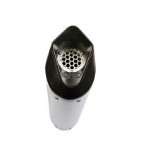 GPR auspuff kompatibel mit  Yamaha Mt-07  2021-2024, Furore Nero, Racing-Komplettsystem-Auspuff, einschließlich Krümmer und abnehmbarem DB-Killer 