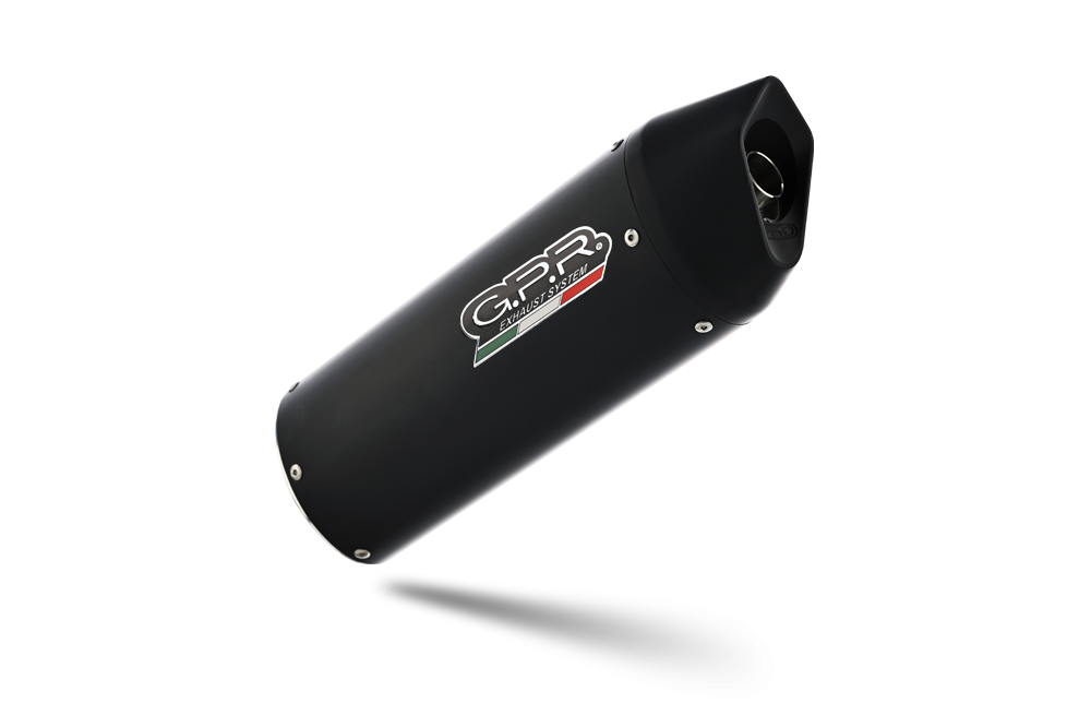 GPR auspuff kompatibel mit  Ktm Smc 690 R 2007-2016, Furore Nero, Zugelassener legaler Vollanlagenauspuff mit ABE, inklusive herausnehmbarem DB-Killer 