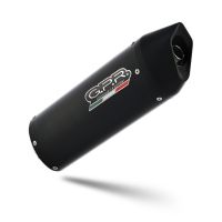 GPR auspuff kompatibel mit  Kawasaki KLX 250 S 2009-2017, Furore Nero, Zugelassener legaler Slip-On-Auspuff mit ABE, inklusive abnehmbarem DB-Killer, Verbindungsrohr und Katalysator 