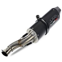 GPR auspuff kompatibel mit  Moto Guzzi V85 TT 2021-2024, Furore Nero, Rennauspuff, mit Verbindungsrohren, Artikel ohne Genehmigung 