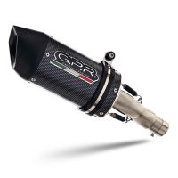 GPR auspuff kompatibel mit  Honda Cbr 1000 Rr 2014-2016, Furore Poppy, Rennauspuff, mit Verbindungsrohren, Artikel ohne Genehmigung 