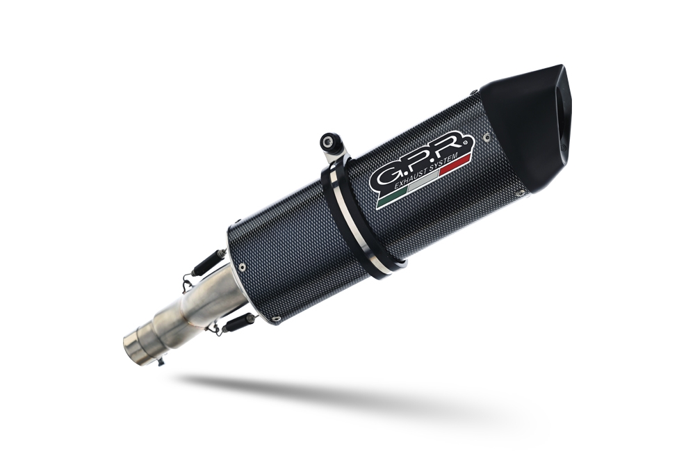 GPR auspuff kompatibel mit  Bmw R 1200 St -Rt 2003-2008, Furore Poppy, Zugelassener legaler Slip-On-Auspuff mit Abe, einschließlich abnehmbarem DB-Killer und Verbindungsrohr 