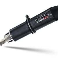 GPR auspuff kompatibel mit  Bmw G 650 Gs -Sertao 2010-2016, Furore Poppy, Zugelassener legaler Slip-On-Auspuff mit Abe, einschließlich abnehmbarem DB-Killer und Verbindungsrohr 