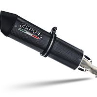 GPR auspuff kompatibel mit  Royal Enfield Scram 411 2022-2024, Furore Poppy, Rennauspuff, mit Verbindungsrohren, Artikel ohne Genehmigung 