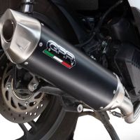 GPR auspuff kompatibel mit  Zontes D 350 2023-2025, Furore-X Scooter, Zugelassener legaler Vollanlagenauspuff mit ABE, inklusive herausnehmbarem DB-Killer 