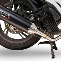 GPR auspuff kompatibel mit  Zontes E 350 2023-2025, Furore-X Scooter, Zugelassener legaler Vollanlagenauspuff mit ABE, inklusive herausnehmbarem DB-Killer 