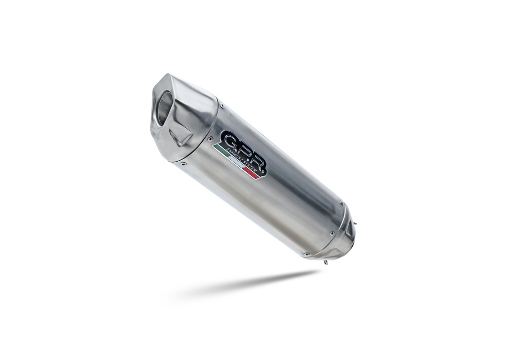 GPR auspuff kompatibel mit  Bmw K 1300 S -R  2009-2014, Furore-X Inox, Zugelassener legaler Slip-On-Auspuff mit Abe, einschließlich abnehmbarem DB-Killer,katakysator und Verbindungsrohr 