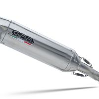 GPR auspuff kompatibel mit  Bmw K 1300 S -R  2009-2014, Furore-X Inox, Zugelassener legaler Slip-On-Auspuff mit Abe, einschließlich abnehmbarem DB-Killer,katakysator und Verbindungsrohr 