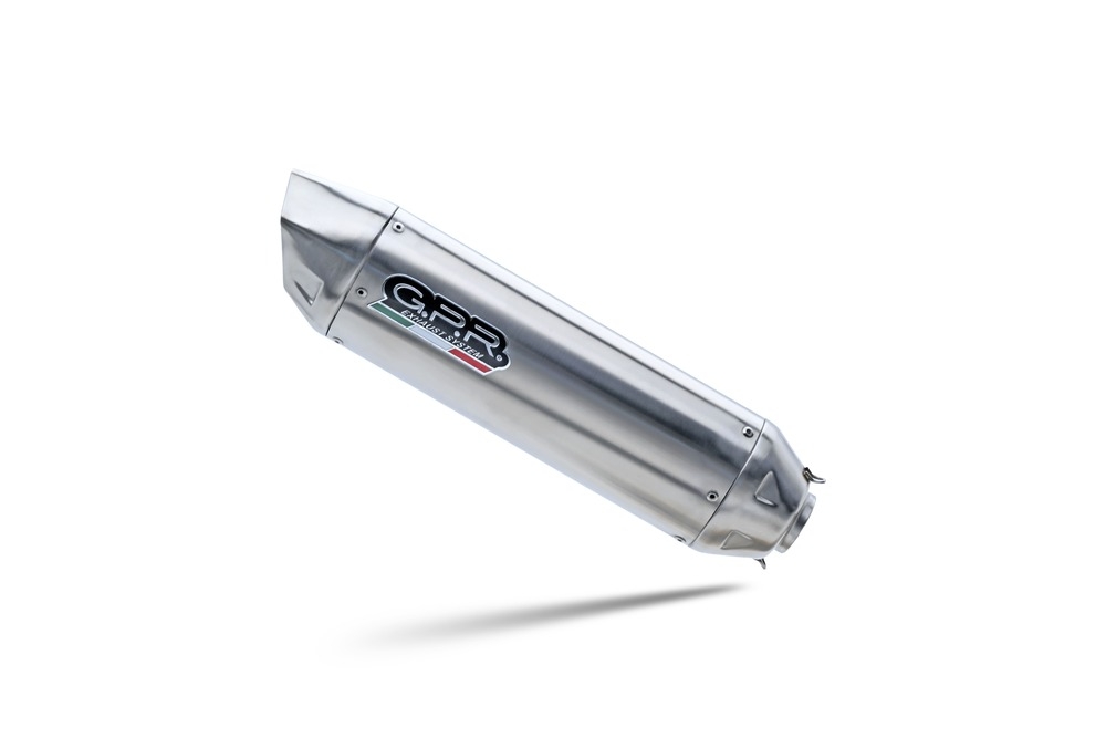 GPR auspuff kompatibel mit  Bmw K 1300 S -R  2009-2014, Furore-X Inox, Zugelassener legaler Slip-On-Auspuff mit Abe, einschließlich abnehmbarem DB-Killer,katakysator und Verbindungsrohr 