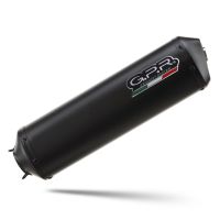 GPR auspuff kompatibel mit  Bmw F 650 Cs Scarver 2001-2006, Ghisa , Zugelassener legaler Slip-On-Auspuff mit Abe, einschließlich abnehmbarem DB-Killer und Verbindungsrohr 