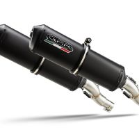 GPR auspuff kompatibel mit  Yamaha Bt Bulldog 1100 2002-2007, Ghisa , Doppelt homologierter legaler Slip-On-Auspuff mit ABE, einschließlich abnehmbarer DB-Killer und verbindungsrohre 