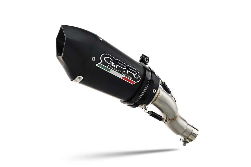 Esapament GPR compatibil cuApriliaRS 45720242025New Gpe Black titaniumRacing-Komplettsystem-Auspuff, einschließlich Krümmer und abnehmbarem DB-Killer