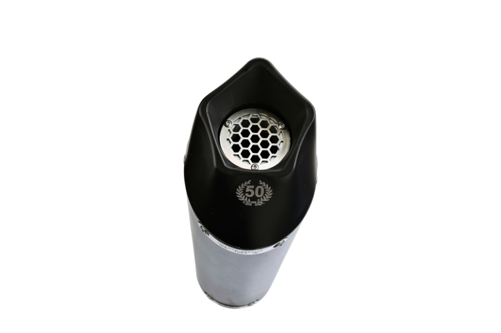 GPR auspuff kompatibel mit  Ducati Multistrada 950 2021-2024, New Grand Prix Evo Black Titanium, Zugelassener legaler Slip-On-Auspuff mit Abe, einschließlich abnehmbarem DB-Killer und Verbindungsrohr 