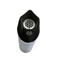 GPR auspuff kompatibel mit  Ducati Multistrada 950 2021-2024, New Grand Prix Evo Black Titanium, Zugelassener legaler Slip-On-Auspuff mit Abe, einschließlich abnehmbarem DB-Killer und Verbindungsrohr 