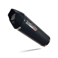 GPR auspuff kompatibel mit  Triumph Daytona 660 2023-2025, New Grand Prix Evo Black Titanium, Homologierte auspuff mit verbindungsrohr und katalysator 