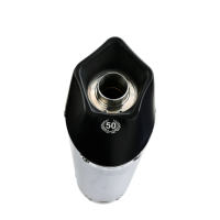 GPR auspuff kompatibel mit  Bmw S 1000 RR -M  2010-2014, New Grand Prix Evo Black Titanium, Zugelassener legaler Slip-On-Auspuff mit Abe, einschließlich abnehmbarem DB-Killer und Verbindungsrohr 